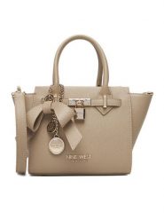 Nine West Torebka CEO-Chelsea-Charm-I-LX10187 Beżowy. Brązowe torebki klasyczne Nine West, bez wzorów, z materiału, bez dodatków. Za 329.99 zł.