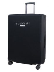Puccini Pokrowiec w kolorze czarnym na walizkę - 45 x 70 cm rozmiar: onesize. Czarne walizki Puccini. Za 79.21 zł.