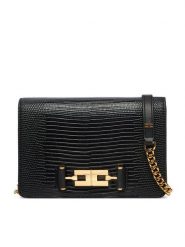 Elisabetta Franchi Torebka BS-09A-66E2-V300 Czarny. Czarne listonoszki Elisabetta Franchi, bez wzorów, ze skóry, bez dodatków. Za 1,289.00 zł.