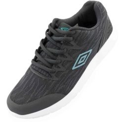 Damskie buty sportowe Umbro Thyone 2 szare. Szare buty treningowe Umbro, bez wzorów, bez zapięcia, na fitness i siłownię. Za 178.99 zł.