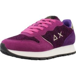 Buty SUN68 ALLY GLITTER TEXTILE Rose. Czerwone buty trekkingowe SUN68, bez wzorów, ze skóry, bez zapięcia, trekkingowe. Za 321.99 zł.
