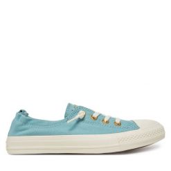 Trampki Converse. Niebieskie trampki Converse, bez wzorów, retro, bez zapięcia. Za 159.99 zł.