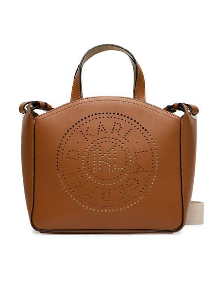 KARL LAGERFELD Torebka A1W30058 Beżowy. Brązowe torebki klasyczne KARL LAGERFELD, bez wzorów, ze skóry, bez dodatków. Za 729.99 zł.