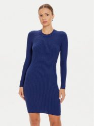 Pieces Sukienka dzianinowa Crista 17115048 Niebieski Slim Fit. Niebieskie sukienki Pieces, xxl, bez wzorów, z dzianiny, bez kołnierzyka, bez ramiączek. Za 199.99 zł.