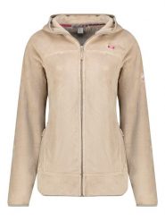 Canadian Peak Kurtka polarowa "Upaloodeak" w kolorze beżowym rozmiar: XXL. Brązowe kurtki Canadian Peak, xxl, bez wzorów, z materiału, bez kaptura. Za 105.63 zł.