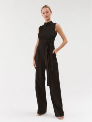 Hugo Kombinezon Kisuse 50509252 Czarny Regular Fit. Czarne sukienki Hugo, bez wzorów, z syntetyku, bez kołnierzyka, bez ramiączek. Za 1,389.00 zł.