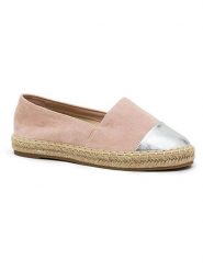 Foreverfolie Espadryle w kolorze jasnoróżowym rozmiar: 37. Różowe espadryle Foreverfolie, bez wzorów, bez obcasa. Za 70.57 zł.