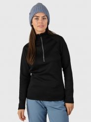 Brunotti Bluza polarowa "Tussy" w kolorze czarnym rozmiar: M. Czarne bluzy bez kaptura Brunotti, m, bez wzorów, z polaru, bez kaptura. Za 105.95 zł.