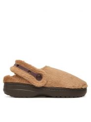 Crocs Kapcie Classic Unfurgettable Clog 211116 Brązowy. Brązowe kapcie Crocs, bez wzorów, z materiału. Za 219.99 zł.