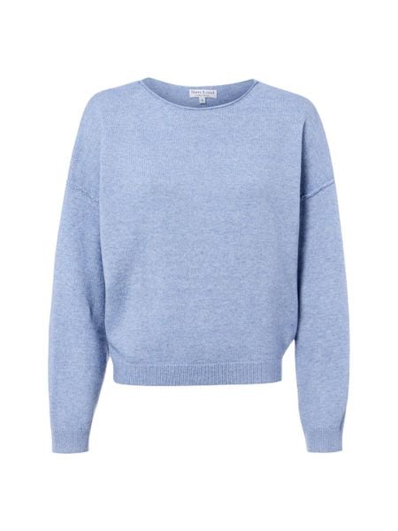 Marie Lund Sweter Kobiety niebieski, L. Niebieskie swetry Marie Lund, l, bez wzorów, z wełny, bez ramiączek. Za 249.95 zł.