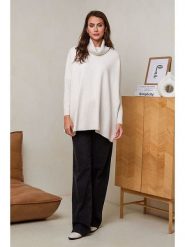 Soft Cashmere Golf w kolorze kremowym rozmiar: 38/40. Brązowe swetry Soft Cashmere, bez wzorów, z kaszmiru, bez ramiączek. Za 104.99 zł.