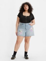 Levi´s Szorty dżinsowe "501 Orginal" w kolorze błękitnym rozmiar: W40. Niebieskie szorty z aplikacjami, z bawełny, klasyczne. Za 65.85 zł.