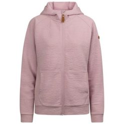 Damska Bluza Z Kapturem Lillie Full Zip. Czerwone bluzy z kapturem Trespass, bez wzorów, z kapturem, trekkingowe. Za 216.99 zł.
