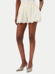 TWINSET Szorty materiałowe 251TT2363 Écru Loose Fit. Szorty Twinset, bez wzorów, z bawełny. Za 649.99 zł.