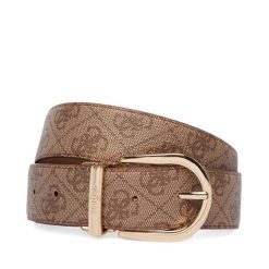 Pasek Damski Guess. Brązowe paski Guess, z aplikacjami. Za 284.99 zł.