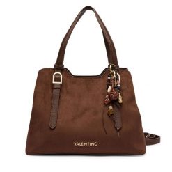 Torebka Valentino. Brązowe torebki klasyczne Valentino, bez wzorów, klasyczne, bez dodatków. Za 749.99 zł.
