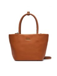 Tommy Hilfiger Torebka Th Marina Bucket Leather AW0AW18739 Brązowy. Brązowe torebki klasyczne Tommy Hilfiger, bez wzorów, ze skóry, marine, bez dodatków. Za 849.99 zł.