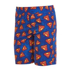 Szorty kąpielowe dziecięce Zoggs Superman. Niebieskie szorty Zoggs, bez wzorów. Za 38.99 zł.