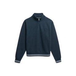 Sweter damski Superdry Country Club. Niebieskie swetry Superdry, na zimę, bez wzorów, bez ramiączek. Za 326.65 zł.