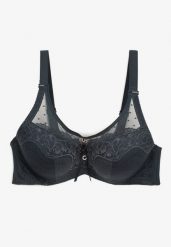 Ciemnozielony Biustonosz z Usztywnionymi Miseczkami i Regulowanymi Ramiączkami Catarinas. Zielone biustonosze Renee, bez wzorów, z koronki. W wyprzedaży za 35.99 zł.