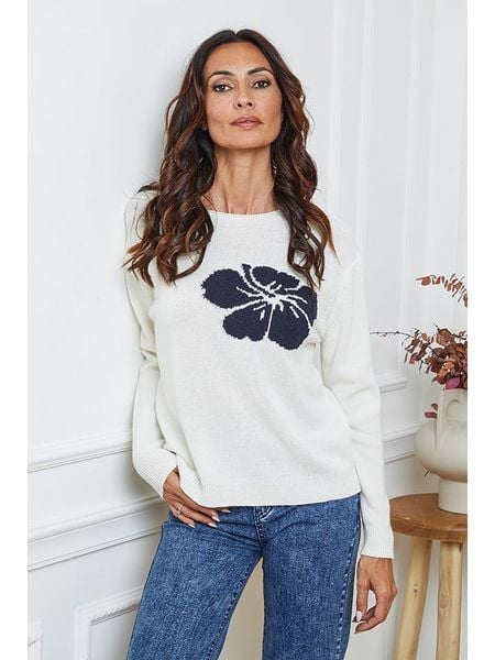 So Cachemire Sweter "Lambi" w kolorze kremowym rozmiar: XL. Brązowe swetry So Cachemire, xl, bez wzorów, z kaszmiru, bez ramiączek. Za 226.77 zł.