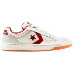 Buty sportowe Converse Pro Blaze Classic. Białe buty trekkingowe Converse, bez wzorów, ze skóry ekologicznej, bez zapięcia, trekkingowe. Za 490.00 zł.