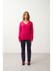 AUTHENTIC CASHMERE Kaszmirowy sweter "Gardoria" w kolorze różowym rozmiar: XXL. Różowe swetry AUTHENTIC CASHMERE, xxl, bez wzorów, z kaszmiru, bez ramiączek. Za 355.78 zł.
