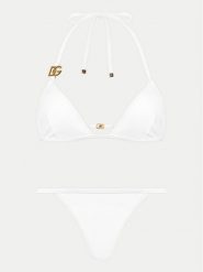 Dolce&Gabbana Strój kąpielowy O8B76J ONO12 W0800 Biały. Białe bikini Dolce&Gabbana, bez wzorów, z syntetyku. Za 1,569.00 zł.