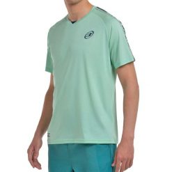 Bullpadel Badan T-shirt. Zielone t-shirty bullpadel, bez wzorów, sportowe, bez kołnierzyka, bez ramiączek. W wyprzedaży za 115.45 zł.