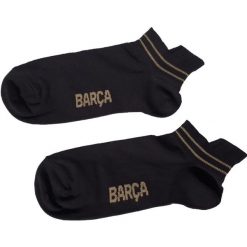 Skarpetki do kostki unisex Barça. Czarne skarpetki FC Barcelona, bez wzorów. W wyprzedaży za 68.75 zł.