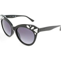 Damskie okulary przeciwsłoneczne w kolorze czarno-szarym. Okulary przeciwsłoneczne Guess. W wyprzedaży za 175.95 zł.