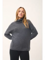 Just Cashmere Kaszmirowy sweter "Blantyre" w kolorze antracytowym rozmiar: S. Czarne swetry Just Cashmere, s, bez wzorów, z kaszmiru, bez ramiączek. Za 370.69 zł.