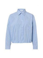 Opus Bluzka damska - Fresa Kobiety niebieski|biały w paski, 42. Białe bluzki Opus, bez wzorów, klasyczne, bez kołnierzyka, bez ramiączek. Za 349.95 zł.