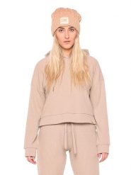 Bluza miękki z kaptur na co dzień na siłownię. Brązowe bluzy z kapturem LEONE 1947 APPAREL, l, bez wzorów, bez kaptura, na fitness i siłownię. Za 303.12 zł.