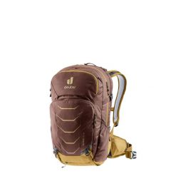 Plecak na rower damski Deuter Attack 18 SL - raisin/almond. Czerwone plecaki Deuter, bez wzorów, bez dodatków. Za 917.99 zł.