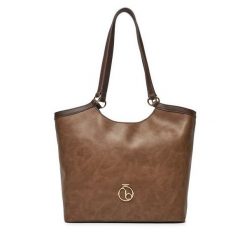 Torebka Nobo. Brązowe torebki klasyczne NOBO, bez wzorów, klasyczne, bez dodatków. Za 129.99 zł.