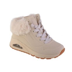 Buty SKECHERS UNO-FALL AIR Biały. Brązowe buty trekkingowe Skechers, bez wzorów, z materiału, bez zapięcia, trekkingowe. Za 249.99 zł.