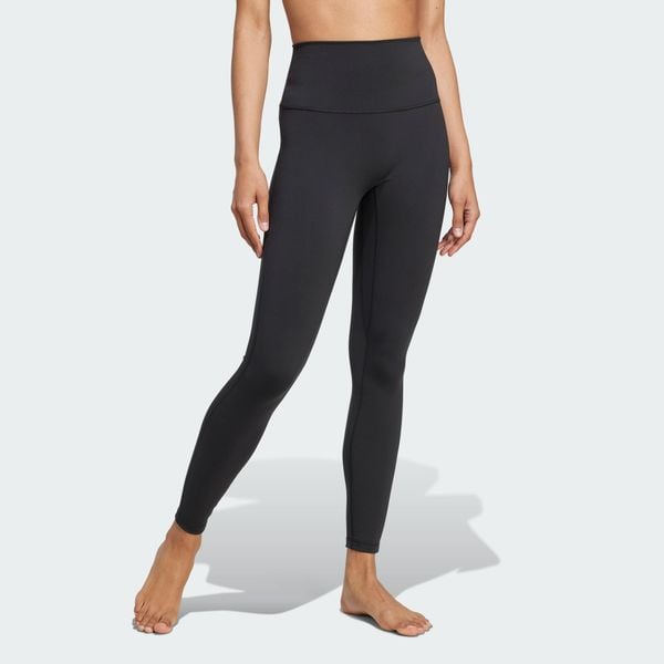 Legginsy All Me Sculpt 7/8. Czarne legginsy adidas, bez wzorów, z materiału, sportowe. Za 279.00 zł.