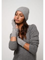 AUTHENTIC CASHMERE Kaszmirowe mankiety "Serre" w kolorze szarym rozmiar: onesize. Szare rękawiczki AUTHENTIC CASHMERE, bez wzorów, z kaszmiru. Za 157.35 zł.