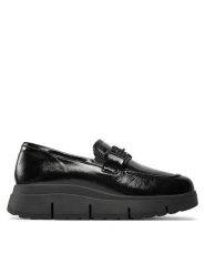 Clarks Półbuty Loriini Izzy 26179805 Czarny. Czarne półbuty wsuwane Clarks, bez wzorów, z lakierowanej skóry, bez obcasa, na koturnie. Za 309.99 zł.