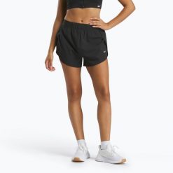 Spodenki Reebok Speed. Czarne szorty sportowe REEBOK FITNESS, bez wzorów, na fitness i siłownię. Za 189.99 zł.
