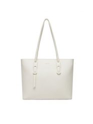 Lasocki Torebka LSK-L-001-07 Biały. Białe shopper bag Lasocki, bez wzorów, ze skóry, bez dodatków. Za 199.99 zł.
