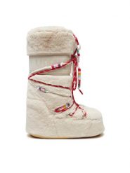 Moon Boot Śniegowce 80D1408990 Beżowy. Brązowe śniegowce Moon Boot, bez wzorów, z materiału, bez zapięcia. Za 2,049.00 zł.