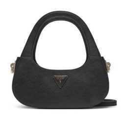 Torebka Guess. Czarne torebki klasyczne Guess, z aplikacjami, klasyczne, bez dodatków. Za 319.99 zł.