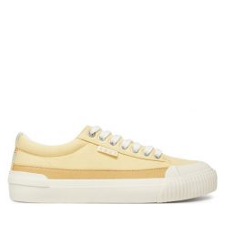 Trampki Roxy. Żółte trampki Roxy, bez wzorów, bez zapięcia. Za 129.99 zł.