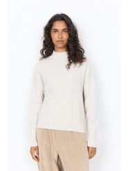 Soyaconcept Sweter "Kanita" w kolorze beżowym rozmiar: S. Brązowe swetry Soyaconcept, s, bez wzorów, bez ramiączek. Za 219.95 zł.
