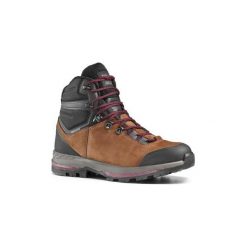 Buty trekkingowe wysokie TREK 100 skórzane damskie. Buty trekkingowe marki FORCLAZ. Za 399.99 zł.