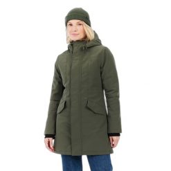 Damska kurtka wodoodporna Protest Laniakea. Zielone kurtki Protest, bez wzorów, bez kaptura. Za 702.50 zł.