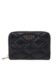 Guess Duży Portfel Damski SWQG96 32140 Czarny. Czarne portfele Guess, z aplikacjami, ze skóry. Za 169.99 zł.