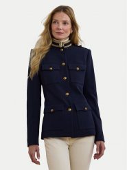 LAUREN RALPH LAUREN Marynarka 200965735001 Granatowy Regular Fit. Niebieskie marynarki i żakiety Lauren Ralph Lauren, bez wzorów, z syntetyku, bez ramiączek. Za 1,659.00 zł.